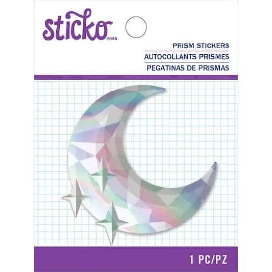 Sticko&reg; Moon & Stars Prism Sticker {3}