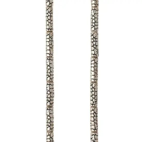 Silver Metal Bump Tube Beads, 10mm by Bead Landing&trade; {1}