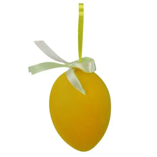 Set of 12 Orange, Green and Yellow Spring Easter Egg Ornaments {6}