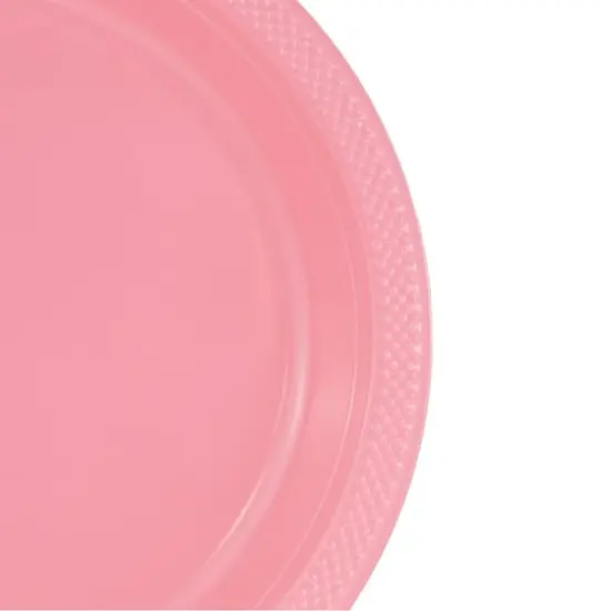 JAM Paper 9" Plastic Party Plates, 20ct. Baby Pink Pastek {4}