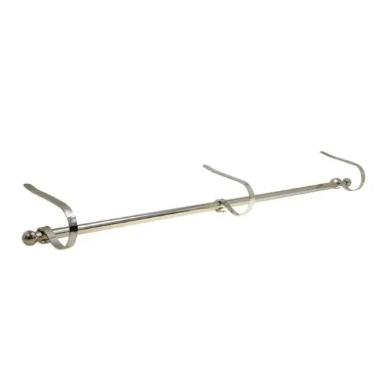 Original MantleClip&reg; Silver Stocking Rod {1}