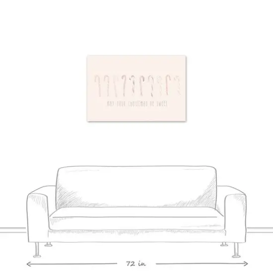 May Your Christmases Be Sweet Canvas Wall Art {6}
