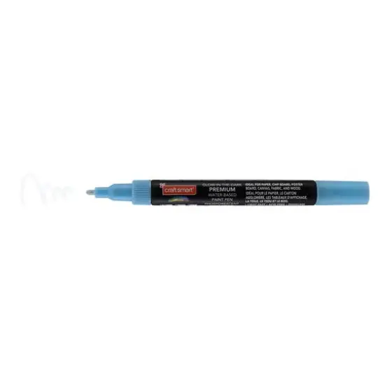 Premium Medium Tip Glow-in-the-Dark Water-Based Paint Pen by Craft Smart® Blue {6}