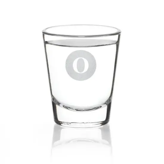 Hortense B. Hewitt Co. Monogram Shot Glass O {1}