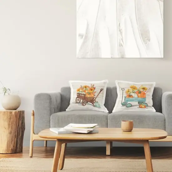 Stupell Industries Rustic Harvest Wagons Decorative Printed Throw Pillow {3}