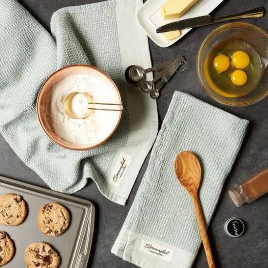 DII&reg; Jadeite Washed Waffle Woven Dishtowels, 2ct. {8}