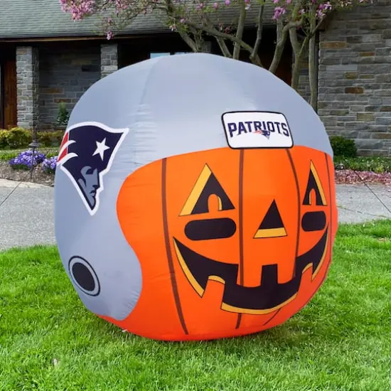 Sporticulture 4ft. Inflatable NFL Team Pride Jack-O' Helmet New England Patriots {6}