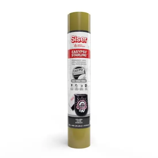 Siser&reg; EasyPSV&reg; Starling&trade; Glossy Permanent Adhesive Vinyl by Avery Dennison Golden {3}