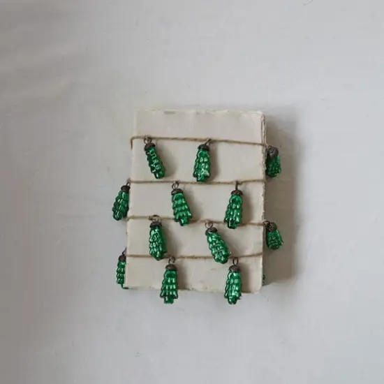 Hello Honey&reg; 6ft. Embossed Mercury Glass Tree Ornament Garland on Jute String {4}