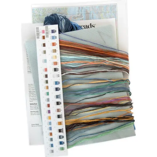 Winter Cabin Counted Cross Stitch Kit by Loops & Threads&reg; {3}