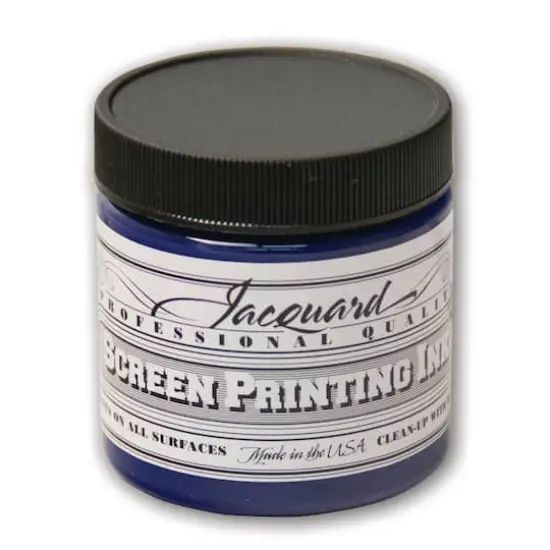 Jacquard Professional Screen Printing Ink, 4oz. Blue {1}
