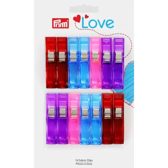 Prym&reg; Love Large Fabric Clips, 14ct. {1}