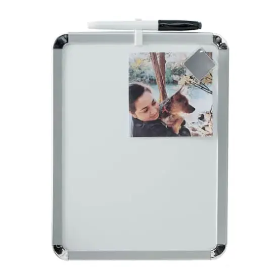8.5" x 11" White Magnetic Dry Erase Board by B2C&reg; {3}