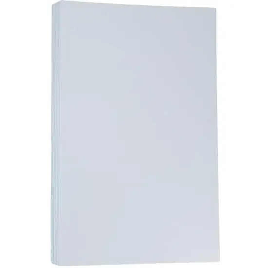 JAM Paper 8.5" x 14" 80lb. Matte Cover Cardstock Pack, 50 Sheets Baby Blue {1}