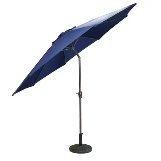 8ft. Navy Blue Outdoor Patio Market Umbrella {3}