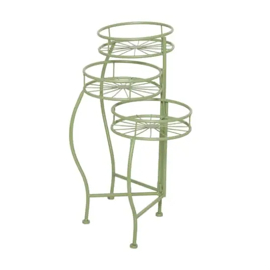 Green Iron Transitional Plantstand, 21" x 19" x 18" {3}