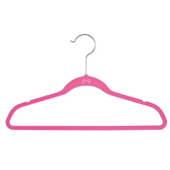 Simplify Kids Velvet Hangers, 25ct. Pink {4}