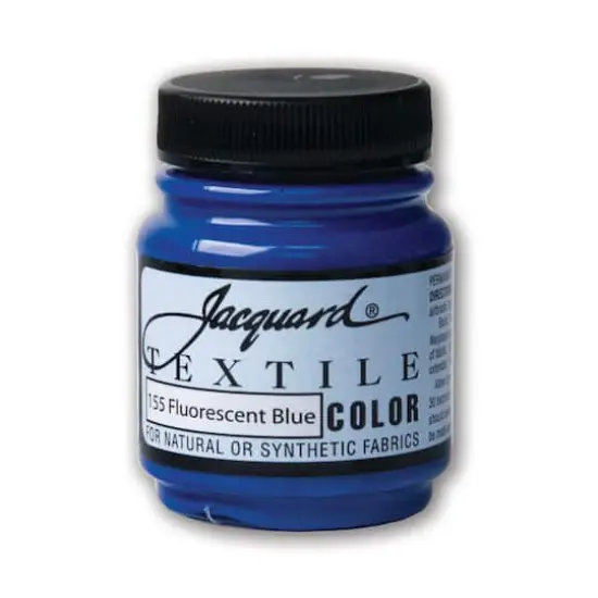 Jacquard&reg; Textile Color, 2.25oz. Fluorescent Blue {1}