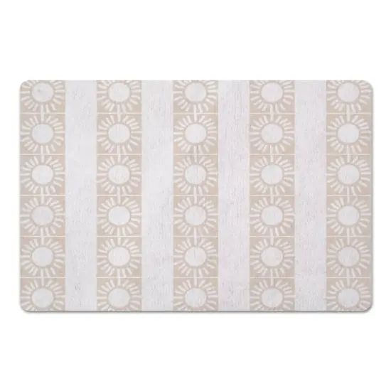 Sunburst Rows 27" x 18" Floor Mat {4}