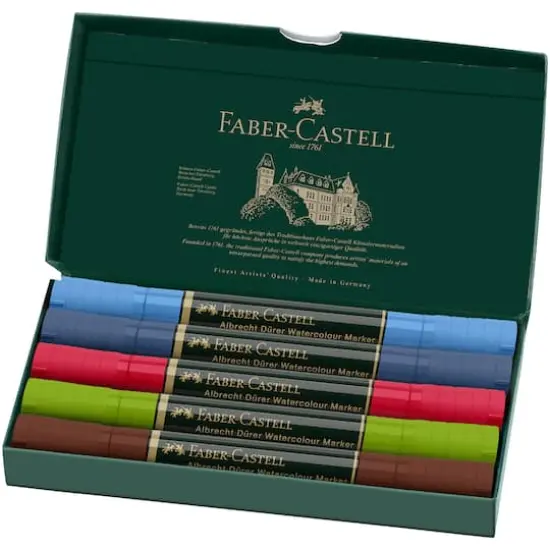 Faber-Castell&reg; Arbrecht D&uuml;rer 5-Piece Watercolor Marker Set Urban Sketching {3}