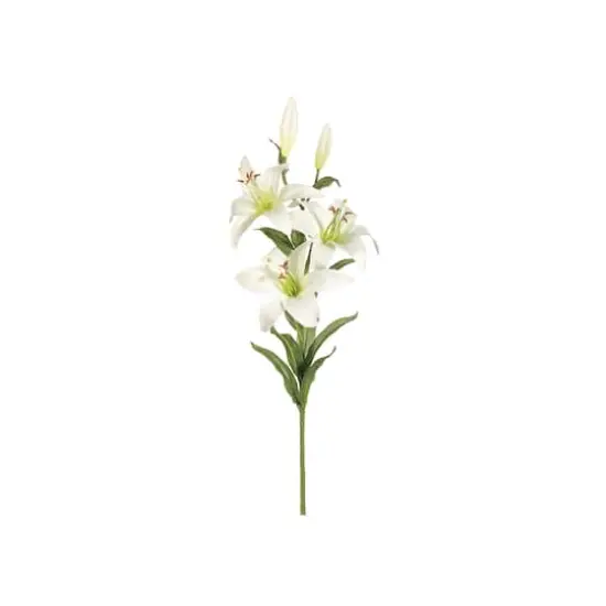 White Garden Lily Spray {1}