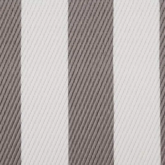 DII&reg; Stone & White Rugby Stripe Outdoor Rug, 4ft. x 6ft. {4}