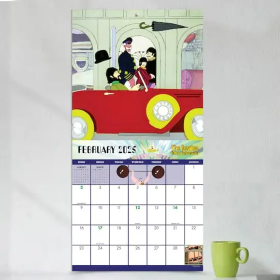 TF Publishing 2025 The Beatles: Yellow Submarine Wall Calendar {5}
