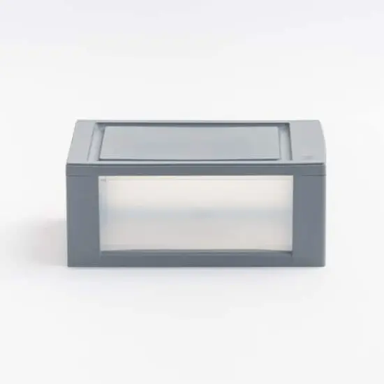 Iris&reg; Gray Small Stacking Drawer, 5 Pack {7}