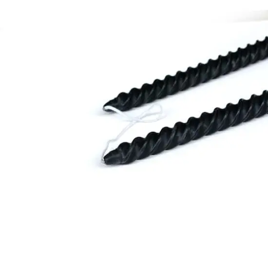 10" Twist Taper Candles, 2ct. by Ashland&reg; Black {4}