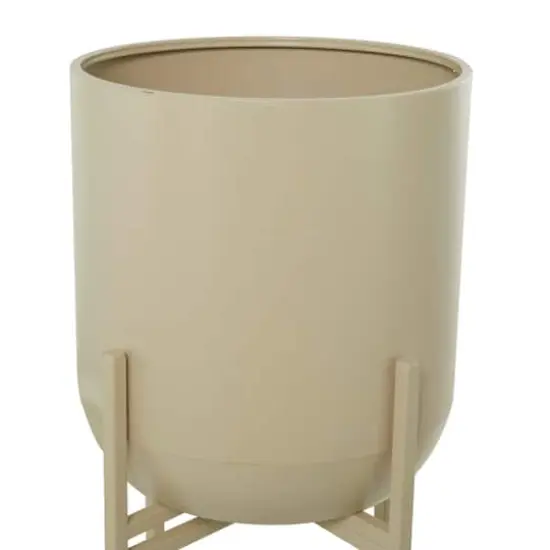 White Modern Planter, 13" x 13" x 42" {5}