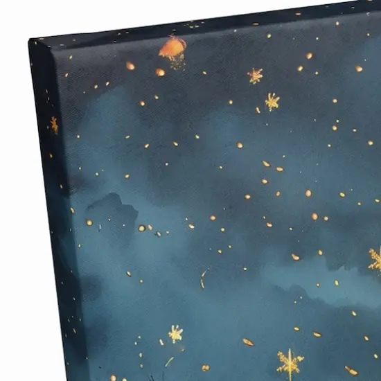 Decorated Forest Tree 16" x 20" Canvas Wall Art {6}