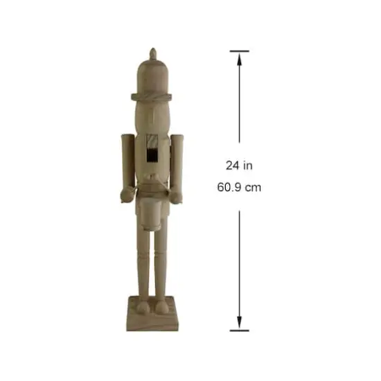 24" Soldier Drummer DIY Pinewood Nutcracker by Make Market&reg; {5}