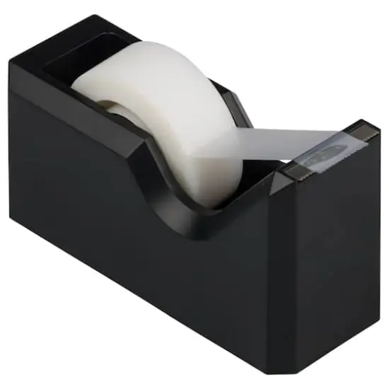 JAM Paper Stapler, Tape Dispenser & Pen Holder Trio Kit Black {5}