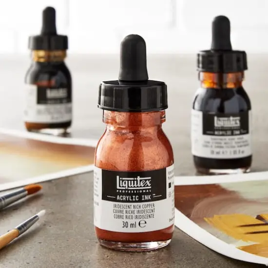 Liquitex&reg; Professional Acrylic INK!, 1oz.Iridescent Rich Copper {3}