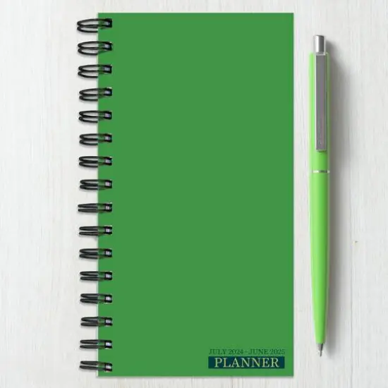 TF Publishing 2025 Green Grass Small Weekly Monthly Spiral Planner {5}