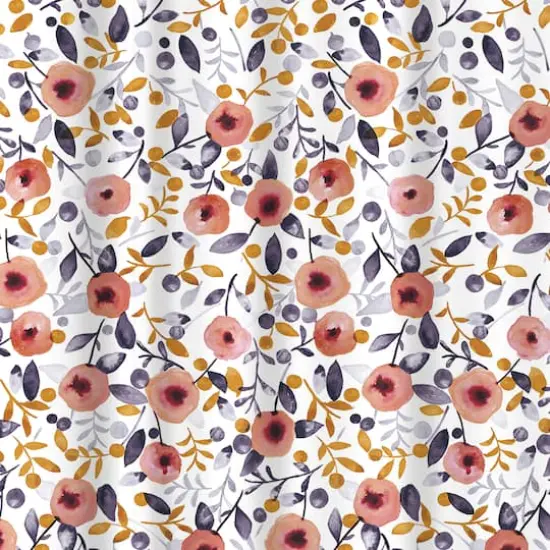 Bath Bliss Floral Design Shower Curtain {6}