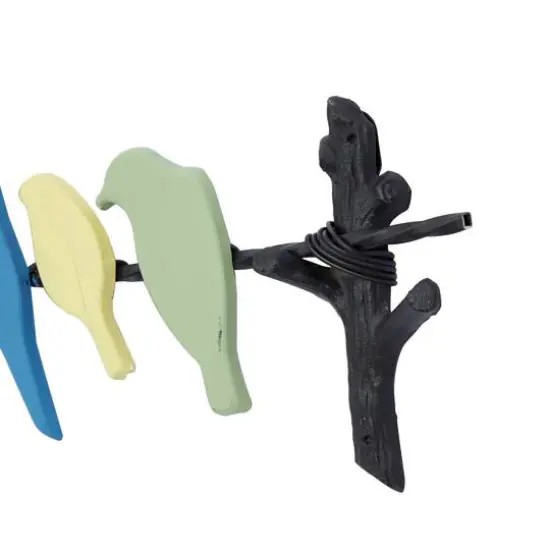 Multi Colored Metal Coastal Wall Decor, 40" x 7" {6}