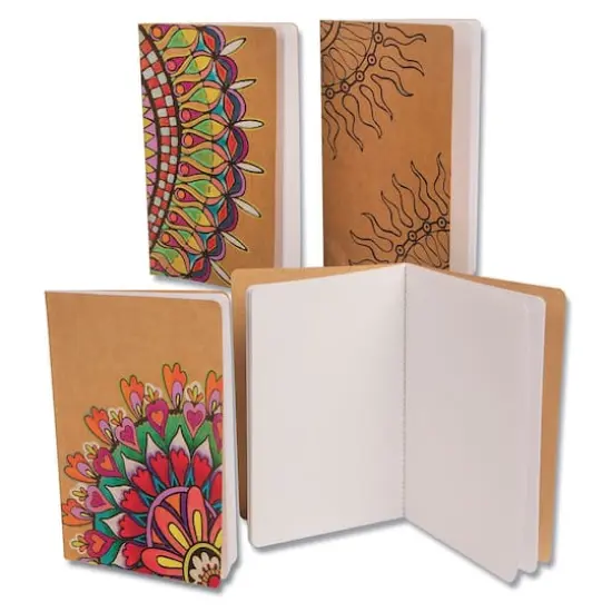 S&S&reg; Worldwide Kraft Journals To Color, 12ct. {1}