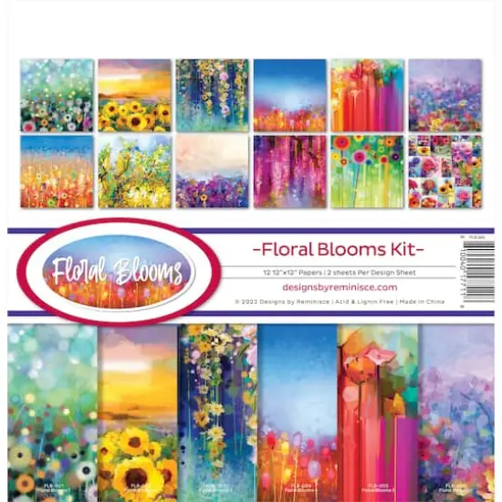 Reminisce Collection Kit 12" x 12", Floral Blooms {1}