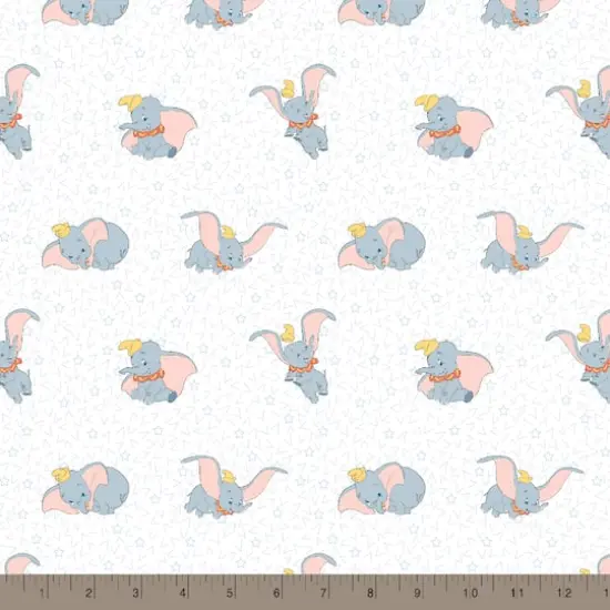 Disney&reg; Classics White Many Faces of Dumbo Cotton Fabric {3}