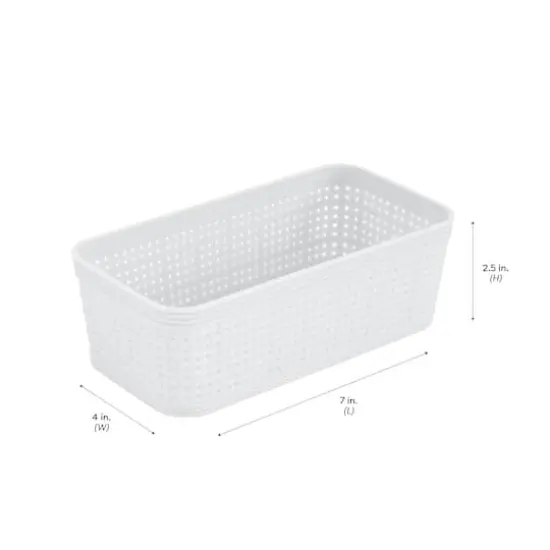 Simplify 10-Piece Organizing Basket Set White {9}
