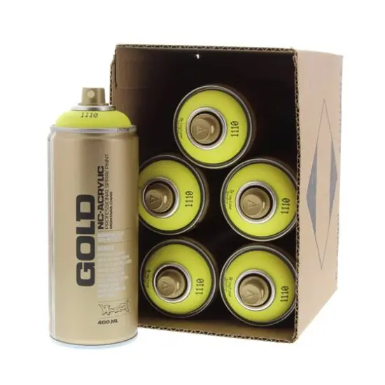 Montana&trade; Gold Acrylic Professional Spray Paint G1110 Brimstone {8}