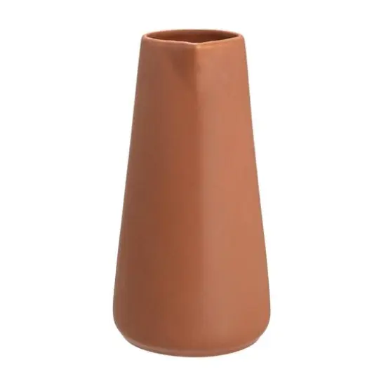 Hello Honey&reg; 48oz. Modern Stoneware Pitcher Matte Terracotta {7}