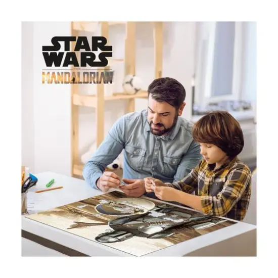 Star Wars - The Mandalorian - Mando & Grogu 3D Lenticular Jigsaw Puzzle: 500 Pcs {6}