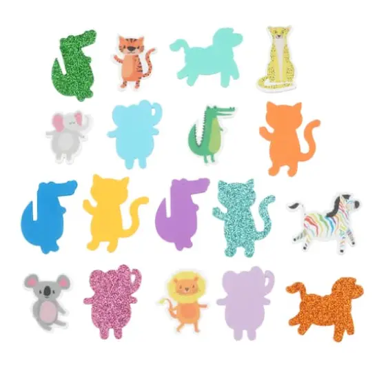 Jungle Animals Foam Stickers by Creatology&trade; {1}