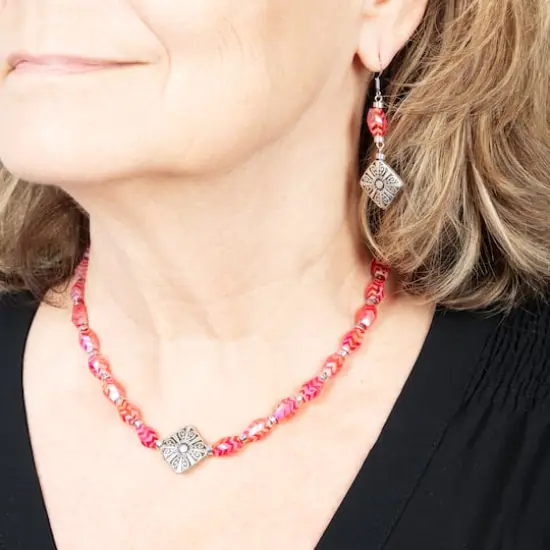 Red Glass Faceted Oval Beads, 11mm by Bead Landing&trade; {3}