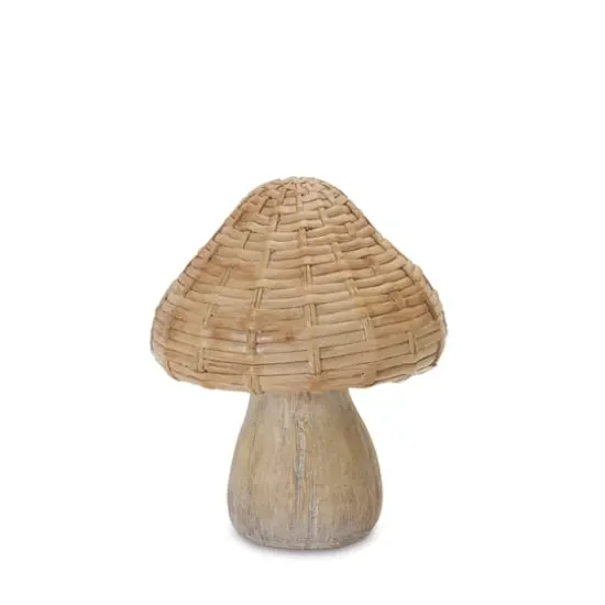 Wicker Mushroom D&eacute;cor Set {6}