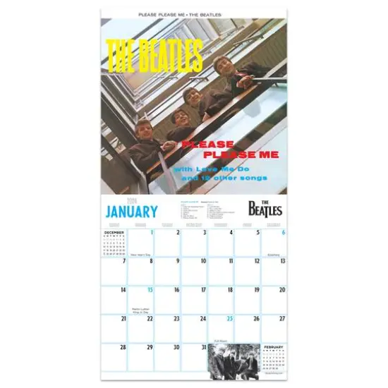 TF Publishing 2024 The Beatles Mini Calendar {4}