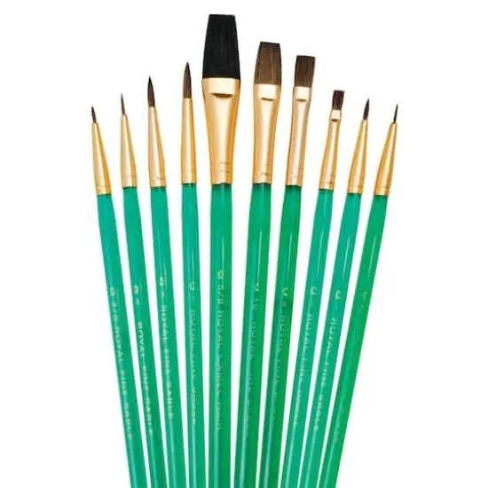 Royal & Langnickel&reg; Sable & Camel 10 Piece Brush Set {1}