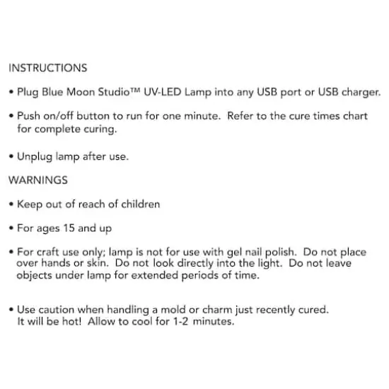 Blue Moon Studio&trade; UV Resin Craft Pink Curing USB Lamp {4}